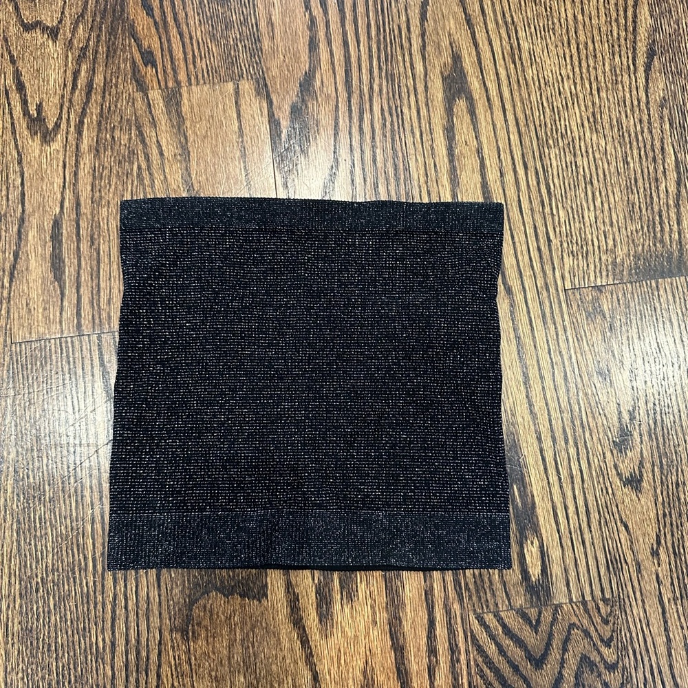 Urban Outfitters sparkly tube top black